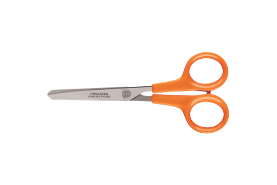 Изображение Fiskars Fiskars 1005154, Straight cut, Single, Orange, Stainless steel, Ambidextrous, Straight handle