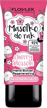 Изображение FLOSLEK Masełko do rąk regenerujące Cherry Bloosom 50 ml