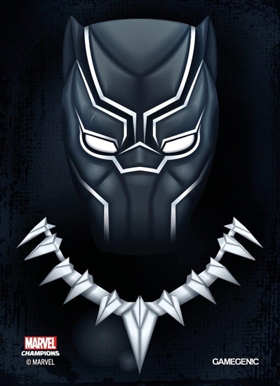 Изображение Gamegenic Gamegenic: MARVEL Art Sleeves (66 mm x 91 mm) Black Panther 50+1 szt.