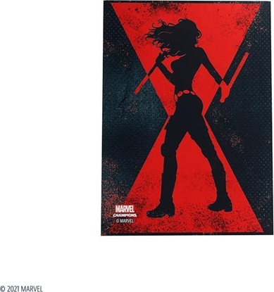 Изображение Gamegenic Gamegenic: Marvel Champions Art Sleeves (66 mm x 91 mm) Black Widow 50+1 szt.