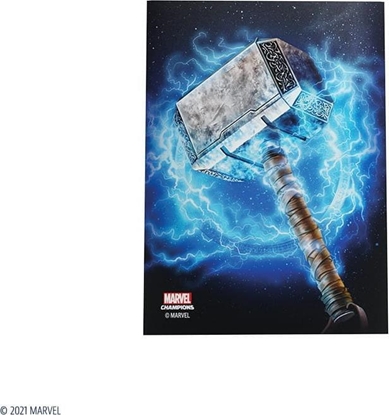 Attēls no Gamegenic Gamegenic: Marvel Champions Art Sleeves (66 mm x 91 mm) Thor 50+1 szt.