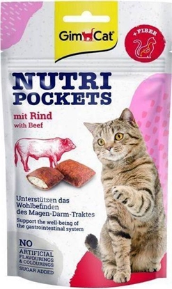 Изображение Gimcat Gimcat Nutri Pockets 60g Beef&Fiber