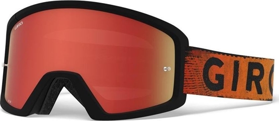 Picture of Giro Gogle GIRO BLOK MTB black red hypnotic (Szyba Czerwona Lustrzana AMBER SCARLET + Szyba Przeźroczysta 99% S0)