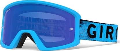 Picture of Giro Gogle GIRO BLOK MTB blue hypnotic (Szyba Niebieska Lustrzana COBALT BLUE S3 0,8-18% + Szyba Przeźroczysta S0 99%)