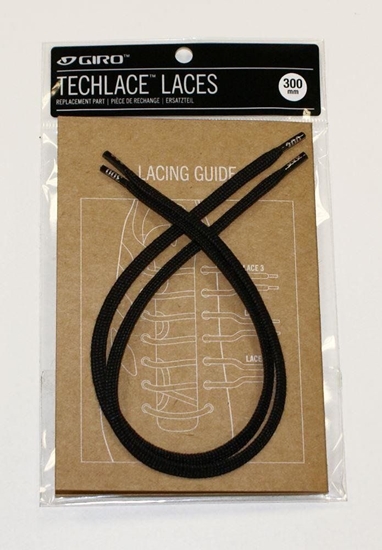 Изображение Giro Sznurówki GIRO TECHLACE LACES black 255mm