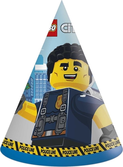 Picture of GoDan Czapeczki papierowe Lego City 6 szt. Godan