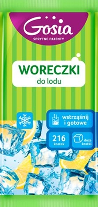 Attēls no Gosia Woreczki do lodu Gosia "wstrząśnij i gotowe"-Duże kostki 9szt.