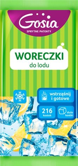 Picture of Gosia Woreczki do lodu Gosia "wstrząśnij i gotowe"-Duże kostki 9szt.