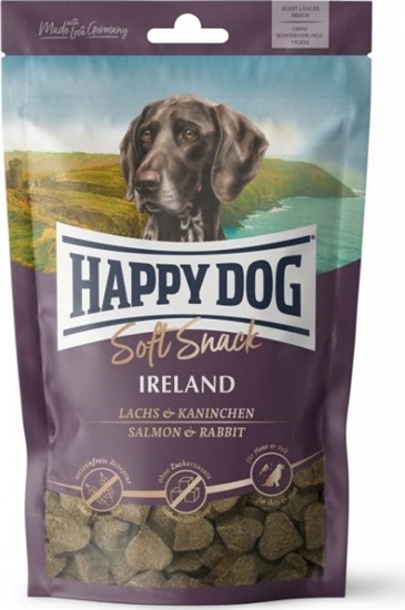 Picture of Happy Dog Soft Snack Irlandia, przysmak dla psów dorosłych, łosoś i królik, 100g, saszetka