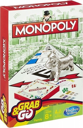 Attēls no Hasbro MONOPOLY Board game Grab&Go