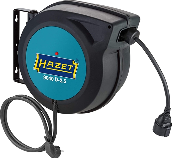 Изображение Hazet Hazet electric cable reel 9040 D-2.5, cable drum (black, 20 + 1.5 meters)