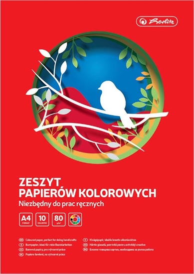 Изображение Herlitz PAPIER KOLOROWY A4/10K HER 9583709