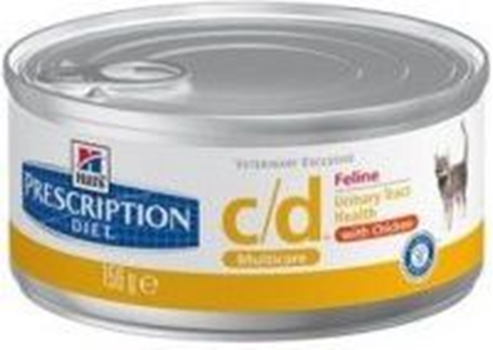 Изображение Hills  Prescription Diet c/d Feline z Kurczakiem pasztet puszka 156g