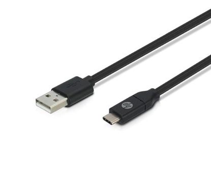 Attēls no Kabel USB HP USB-A - 3 m Czarny (2UX16AA#ABB)