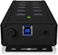 Attēls no ICY BOX IB-HUB1703-QC3 USB 3.2 Gen 1 (3.1 Gen 1) Type-B 5000 Mbit/s Black