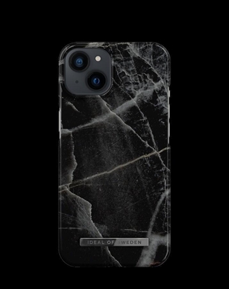 Picture of iDeal Of Sweden IDEAL OF SWEDEN IDFCAW21-I2161-358 IPHONE 13 CASE BLACK THUNDER MARBLE