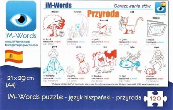 Picture of iM-Words iM-Words Puzzle 120 Hiszpański - Przyroda