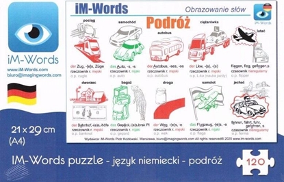 Attēls no iM-Words Puzzle120 Niemiecki - Podróż