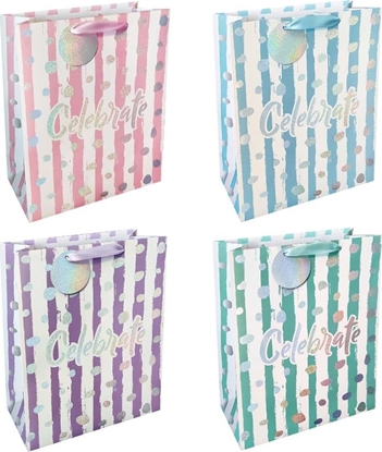 Изображение Incood Torba ozdobna 26x32 Celebrate pastelowa