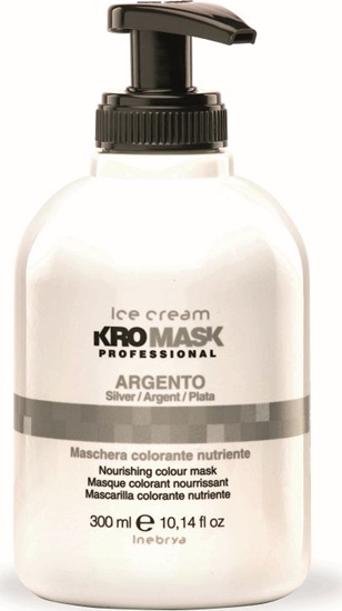 Picture of Inebrya Ice Cream Kromask Professional Argento maska do włosów jasnych blond Silver 300ml