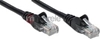 Picture of Intellinet Network Patch Cable, Cat5e, 3m, Black, CCA, U/UTP, PVC, RJ45, Gold Plated Contacts, Snagless, Booted, Lifetime Warranty, Polybag