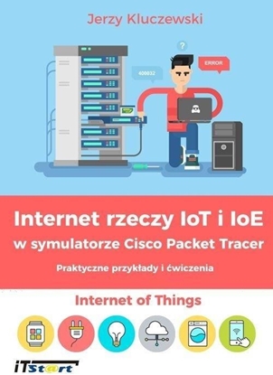 Attēls no Internet rzeczy IoT i IoE w symulatorze Cisco...