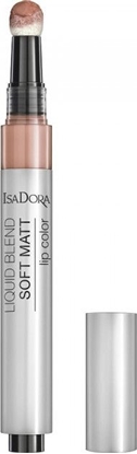 Изображение IsaDora Isadora Liquid Color Blend Soft Matt płynna pół-matowa pomadka do ust 80 Toffee Pink 3ml