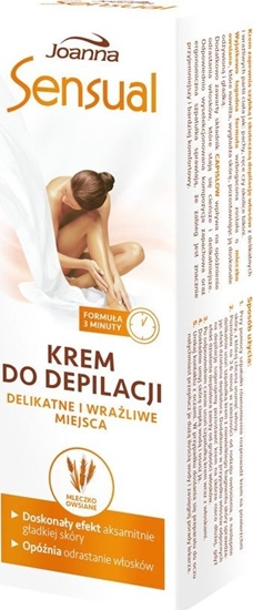 Picture of Joanna Sensual krem do depilacji miejsc wrażliwych z mleczkiem owsianym 100g