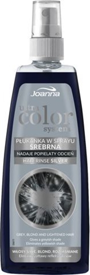 Изображение Joanna Ultra Color System Płukanka do włosów srebrna w sprayu 150ml