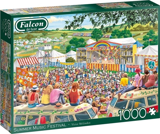 Изображение Jumbo Puzzle 1000 Falcon Letni festiwal muzyczny G3