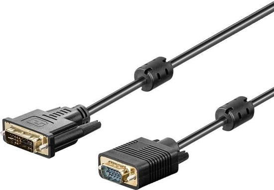 Picture of Kabel Akyga DVI-I - D-Sub (VGA) 1.8m czarny (AK-AV-03)