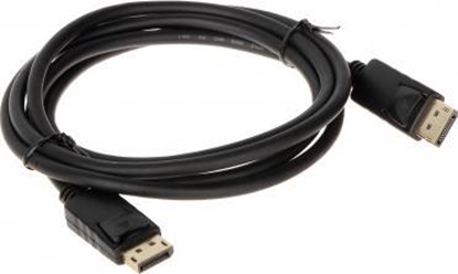 Изображение Kabel DisplayPort - DisplayPort 1.8m czarny (DP-W/DP-W-1.8M)