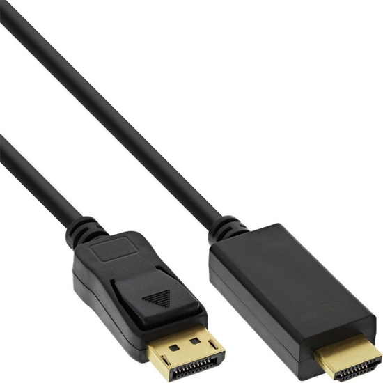 Picture of Kabel InLine DisplayPort - HDMI 2m czarny (17182I)