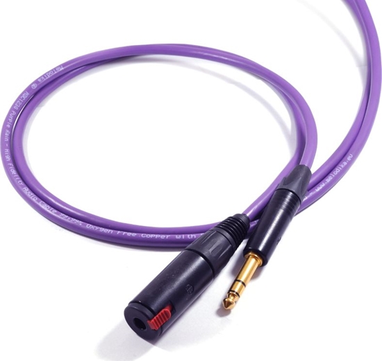 Picture of Kabel Melodika Jack 6.3mm  - Jack 6.3mm 6m fioletowy