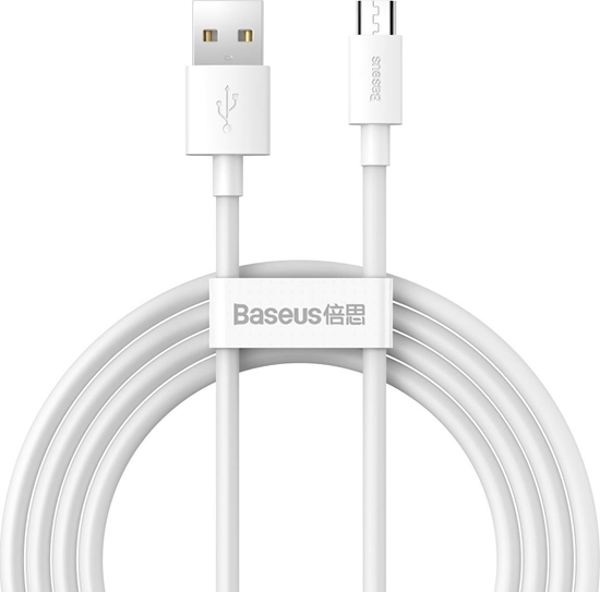 Picture of Kabel USB Baseus USB-A - microUSB 1.5 m Biały (BSU2080WHT)