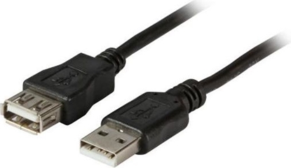 Attēls no Kabel USB EFB USB-A - USB-A 5 m Czarny (K5220SW.5)