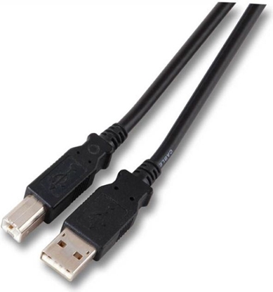 Attēls no Kabel USB EFB USB-A - USB-B 5 m Czarny (K5255SW.5)