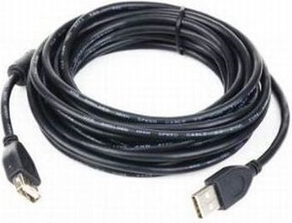 Изображение Kabel USB Gembird USB-A - USB-A 1.8 m Czarny (CCFUSB2AMAF6)