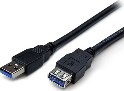 Изображение Kabel USB Hertz USB-A - USB-A 1.8 m Czarny (667-uniw)