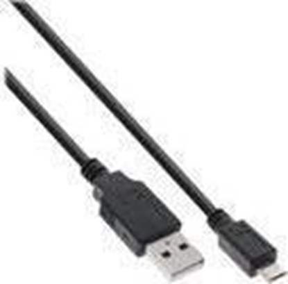 Picture of Kabel USB InLine USB-A - micro-B 0.3 m Czarny (31703Q)