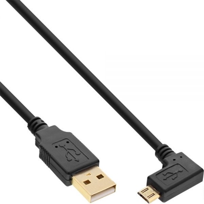 Attēls no Kabel USB InLine USB-A - microUSB 2 m Czarny (31720T)