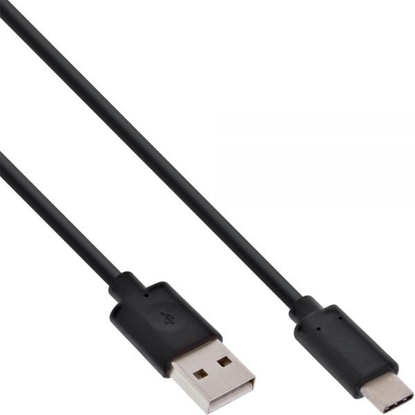 Attēls no Kabel USB InLine USB-A - USB-C 2 m Czarny (35732)
