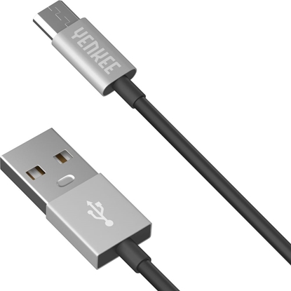 Picture of Kabel USB Yenkee YCU 222 BSR Kabel do synchronizacji i ładowania USB / micro 2m srebrny YENKEE