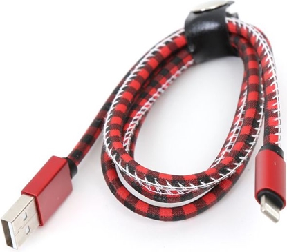 Изображение Platinet PUCLCIP1R lightning cable 1 m Red