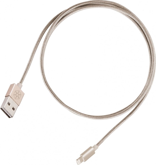 Picture of Kabel USB SilverStone USB-A - Lightning 1 m Złoty (52016)