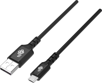 Attēls no Kabel USB TB Print USB-A - microUSB 1 m Czarny (1_742375)