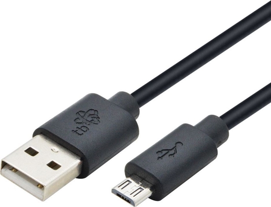 Picture of Kabel USB TB Print USB-A - microUSB 1.8 m Czarny (AKTBXKU2PBAW18B)