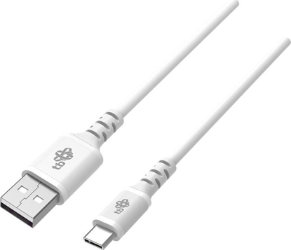 Attēls no Kabel USB TB Print USB-A - USB-C 1 m Biały (1_742417)