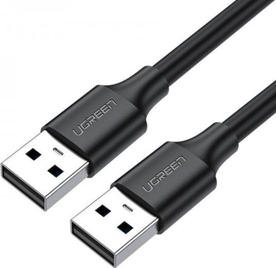 Изображение Kabel USB Ugreen USB-A - USB-A 1 m Czarny (UGR391BLK)