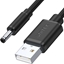 Attēls no Kabel USB Unitek USB-A - DC 3.5 mm 1 m Czarny (Y-C495BK)